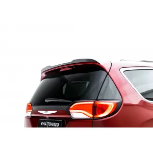 Maxton Design spoiler set suitable for side skirts, front, rear bumper and trunk of Chrysler Pacifica 2016-2020, Gloss Black-image-6349456