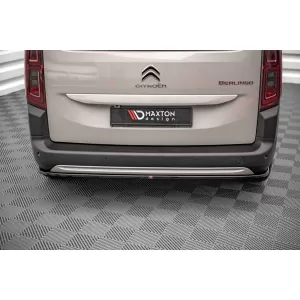 Maxton Design spoiler set suitable for side skirts, front, rear bumper and trunk of Citroen Berlingo 2018-2023, Gloss Black-image-6349476