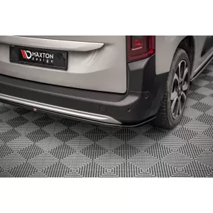 Maxton Design spoiler set suitable for side skirts, front, rear bumper and trunk of Citroen Berlingo 2018-2023, Gloss Black-image-6349477
