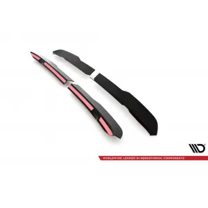 Maxton Design spoiler set suitable for side skirts, front, rear bumper and roof of Citroen Jumpy L3 after 2016, Gloss Black-image-6349487