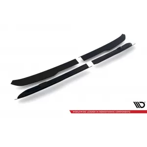 Maxton Design spoiler set suitable for side skirts, front, rear bumper and roof of Citroen Jumpy L3 after 2016, Gloss Black-image-6349488
