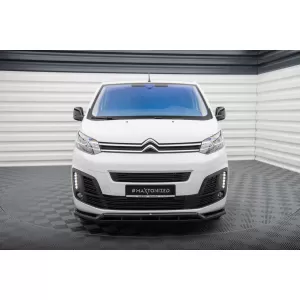Maxton Design spoiler set suitable for side skirts, front, rear bumper and roof of Citroen Jumpy L3 after 2016, Gloss Black-image-6349491