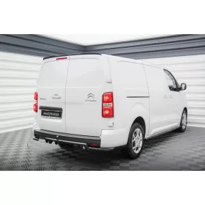 Maxton Design spoiler set suitable for side skirts, front, rear bumper and roof of Citroen Jumpy L3 after 2016, Gloss Black-image-6349492
