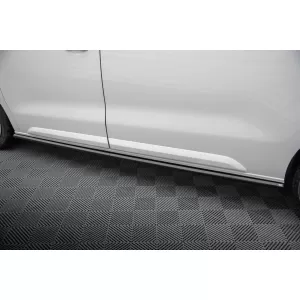 Maxton Design spoiler set suitable for side skirts, front, rear bumper and roof of Citroen Jumpy L3 after 2016, Gloss Black-image-6349496