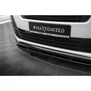 Maxton Design spoiler set suitable for side skirts, front, rear bumper and roof of Citroen Jumpy L3 after 2016, Gloss Black-image-6349497