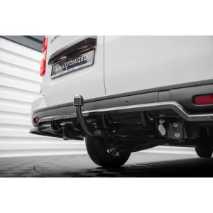 Maxton Design spoiler set suitable for side skirts, front, rear bumper and roof of Citroen Jumpy L3 after 2016, Gloss Black-image-6349499