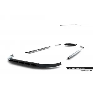 Maxton Design spoiler set suitable for side skirts, front, rear bumper and trunk of Cupra Ateca after 2021, Gloss Black-image-6349504