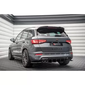 Maxton Design spoiler set suitable for side skirts, front, rear bumper and trunk of Cupra Ateca after 2021, Gloss Black-image-6349508
