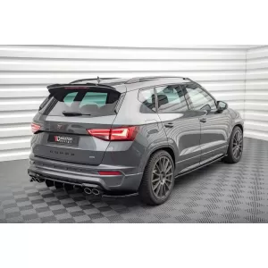 Maxton Design spoiler set suitable for side skirts, front, rear bumper and trunk of Cupra Ateca after 2021, Gloss Black-image-6349509