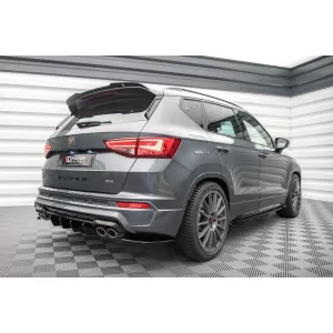 Maxton Design spoiler set suitable for side skirts, front, rear bumper and trunk of Cupra Ateca after 2021, Gloss Black-image-6349510