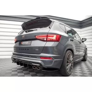 Maxton Design spoiler set suitable for side skirts, front, rear bumper and trunk of Cupra Ateca after 2021, Gloss Black-image-6349511