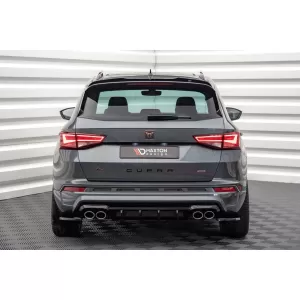 Maxton Design spoiler set suitable for side skirts, front, rear bumper and trunk of Cupra Ateca after 2021, Gloss Black-image-6349512