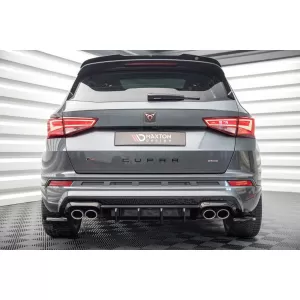 Maxton Design spoiler set suitable for side skirts, front, rear bumper and trunk of Cupra Ateca after 2021, Gloss Black-image-6349513