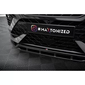 Maxton Design spoiler set suitable for side skirts, front, rear bumper and trunk of Cupra Ateca after 2021, Gloss Black-image-6349514