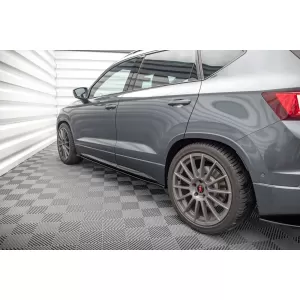 Maxton Design spoiler set suitable for side skirts, front, rear bumper and trunk of Cupra Ateca after 2021, Gloss Black-image-6349520