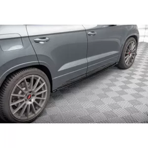 Maxton Design spoiler set suitable for side skirts, front, rear bumper and trunk of Cupra Ateca after 2021, Gloss Black-image-6349521