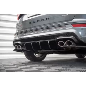 Maxton Design spoiler set suitable for side skirts, front, rear bumper and trunk of Cupra Ateca after 2021, Gloss Black-image-6349525