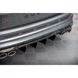 Maxton Design spoiler set suitable for side skirts, front, rear bumper and trunk of Cupra Ateca after 2021, Gloss Black-image-6349527