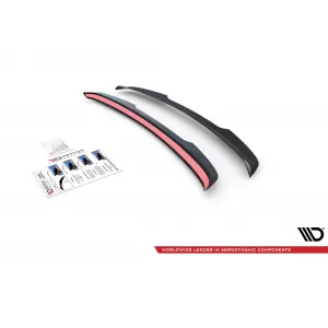 Maxton Design spoiler set suitable for side skirts, front, rear bumper and trunk of Cupra Ateca 2018-2021, Gloss Black-image-6349540