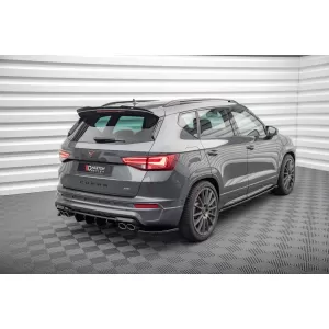 Maxton Design spoiler set suitable for side skirts, front, rear bumper and trunk of Cupra Ateca 2018-2021, Gloss Black-image-6349544