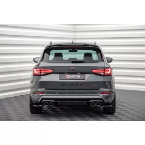 Maxton Design spoiler set suitable for side skirts, front, rear bumper and trunk of Cupra Ateca 2018-2021, Gloss Black-image-6349547
