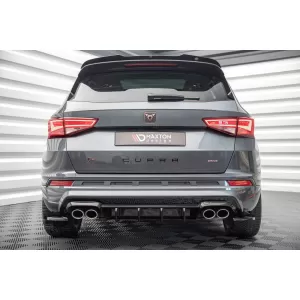 Maxton Design spoiler set suitable for side skirts, front, rear bumper and trunk of Cupra Ateca 2018-2021, Gloss Black-image-6349548
