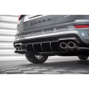 Maxton Design spoiler set suitable for side skirts, front, rear bumper and trunk of Cupra Ateca 2018-2021, Gloss Black-image-6349549
