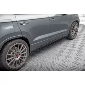 Maxton Design spoiler set suitable for side skirts, front, rear bumper and trunk of Cupra Ateca 2018-2021, Gloss Black-image-6349552
