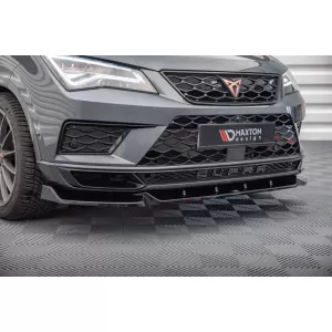 Maxton Design spoiler set suitable for side skirts, front, rear bumper and trunk of Cupra Ateca 2018-2021, Gloss Black-image-6349555