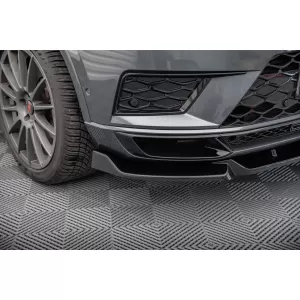 Maxton Design spoiler set suitable for side skirts, front, rear bumper and trunk of Cupra Ateca 2018-2021, Gloss Black-image-6349557