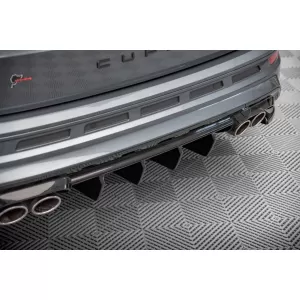Maxton Design spoiler set suitable for side skirts, front, rear bumper and trunk of Cupra Ateca 2018-2021, Gloss Black-image-6349558