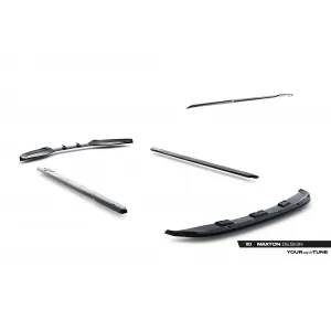 Maxton Design spoiler set suitable for side skirts, front, rear bumper and trunk of Cupra Born after 2021, Gloss Black-image-6349569