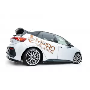 Maxton Design spoiler set suitable for side skirts, front, rear bumper and trunk of Cupra Born after 2021, Gloss Black-image-6349575