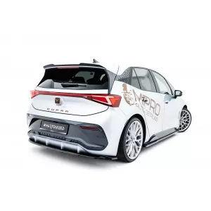 Maxton Design spoiler set suitable for side skirts, front, rear bumper and trunk of Cupra Born after 2021, Gloss Black-image-6349576