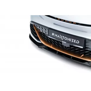 Maxton Design spoiler set suitable for side skirts, front, rear bumper and trunk of Cupra Born after 2021, Gloss Black-image-6349580