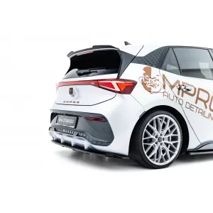 Maxton Design spoiler set suitable for side skirts, front, rear bumper and trunk of Cupra Born after 2021, Gloss Black-image-6349581
