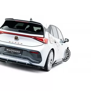 Maxton Design spoiler set suitable for side skirts, front, rear bumper and trunk of Cupra Born after 2021, Gloss Black-image-6349582