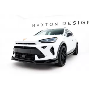 Maxton Design version 1 spoiler set suitable for side skirts, front, rear bumper and trunk of Cupra Formentor after 2024, Gloss Black-image-6349602