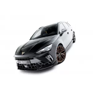 Maxton Design version 1 spoiler set suitable for side skirts, front, rear bumper and trunk of Cupra Leon ST after 2024, Gloss Black-image-6349657