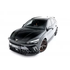 Maxton Design version 1 spoiler set suitable for side skirts, front, rear bumper and trunk of Cupra Leon ST after 2024, Gloss Black-image-6349659