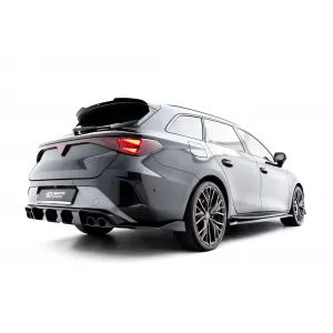 Maxton Design version 1 spoiler set suitable for side skirts, front, rear bumper and trunk of Cupra Leon ST after 2024, Gloss Black-image-6349663