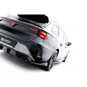 Maxton Design version 1 spoiler set suitable for side skirts, front, rear bumper and trunk of Cupra Leon ST after 2024, Gloss Black-image-6349667