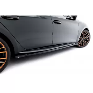 Maxton Design version 1 spoiler set suitable for side skirts, front, rear bumper and trunk of Cupra Leon ST after 2024, Gloss Black-image-6349669