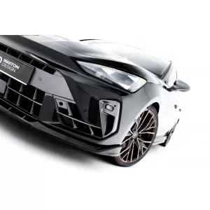 Maxton Design version 1 spoiler set suitable for side skirts, front, rear bumper and trunk of Cupra Leon ST after 2024, Gloss Black-image-6349670