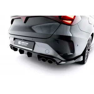 Maxton Design version 1 spoiler set suitable for side skirts, front, rear bumper and trunk of Cupra Leon ST after 2024, Gloss Black-image-6349671