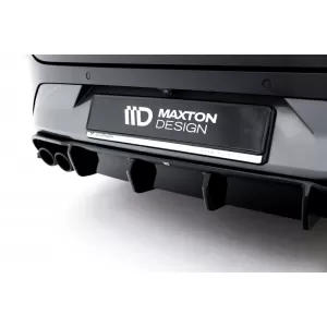 Maxton Design version 1 spoiler set suitable for side skirts, front, rear bumper and trunk of Cupra Leon ST after 2024, Gloss Black-image-6349672