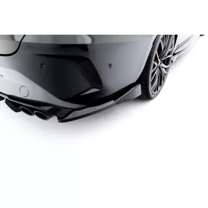 Maxton Design version 1 spoiler set suitable for side skirts, front, rear bumper and trunk of Cupra Leon ST after 2024, Gloss Black-image-6349673