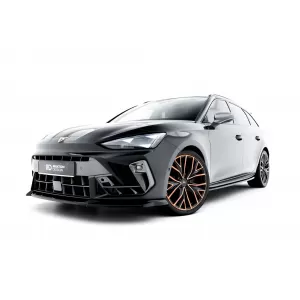 Maxton Design version 2 spoiler set suitable for side skirts, front, rear bumper and trunk of Cupra Leon ST after 2024, Gloss Black-image-6349683