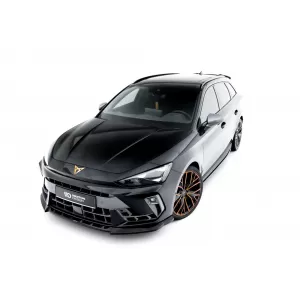 Maxton Design version 2 spoiler set suitable for side skirts, front, rear bumper and trunk of Cupra Leon ST after 2024, Gloss Black-image-6349685