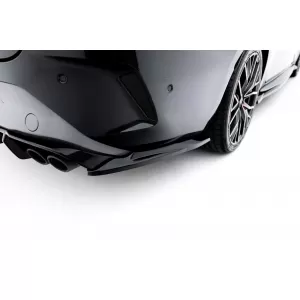 Maxton Design version 2 spoiler set suitable for side skirts, front, rear bumper and trunk of Cupra Leon ST after 2024, Gloss Black-image-6349696